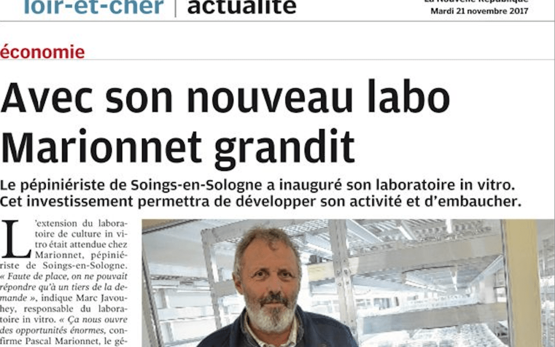 Archives – Avec son nouveau labo Marionnet grandit